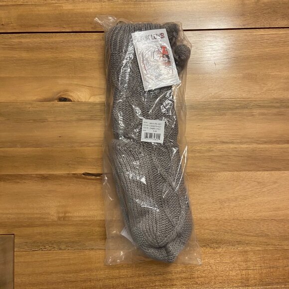 Muk Luk Slipper Socks Size Small/Medium - Dark Grey NWT - Picture 2 of 5